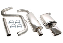 Saab 9-3 YS3F Aero = 2003 -2005, / 2003 - Rostfritt Sportavgassystem Catback TA Technix